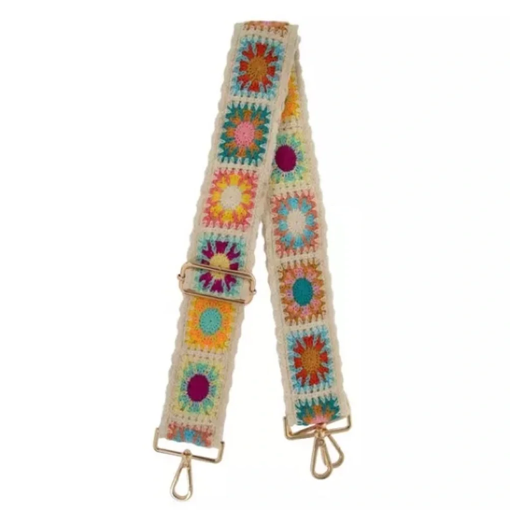 Crochet Patchwork Crossbody/Shoulder Strap